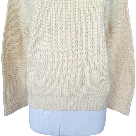Abound Beige Hooded Sweater Size S NWT - Picture 7 of 11